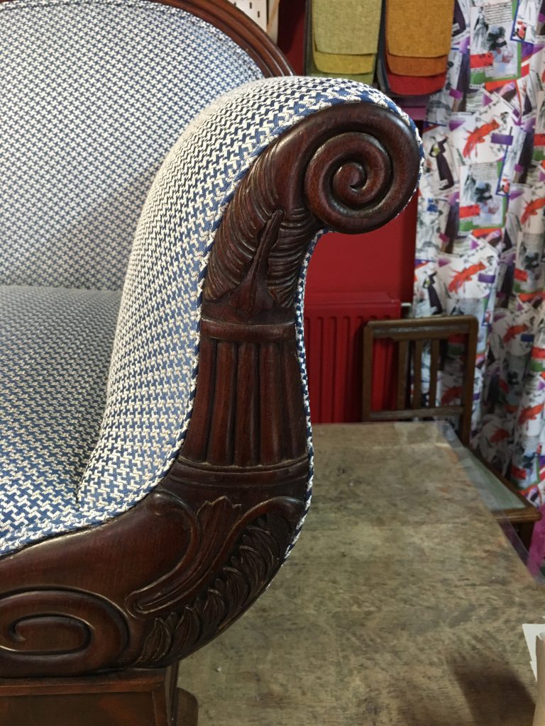 Detail chaise lounge